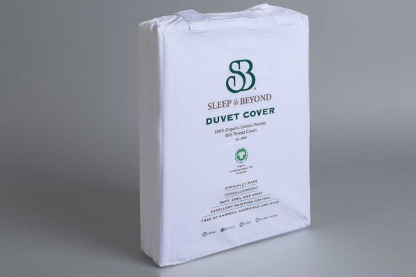 100% Organic Cotton Duvet Cover Set