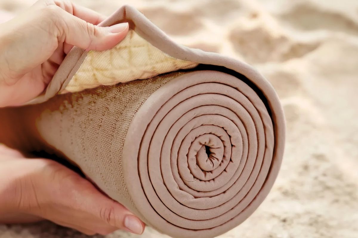 100% Natural Non-Slip Yoga Mat Set 5 mm - Image 5